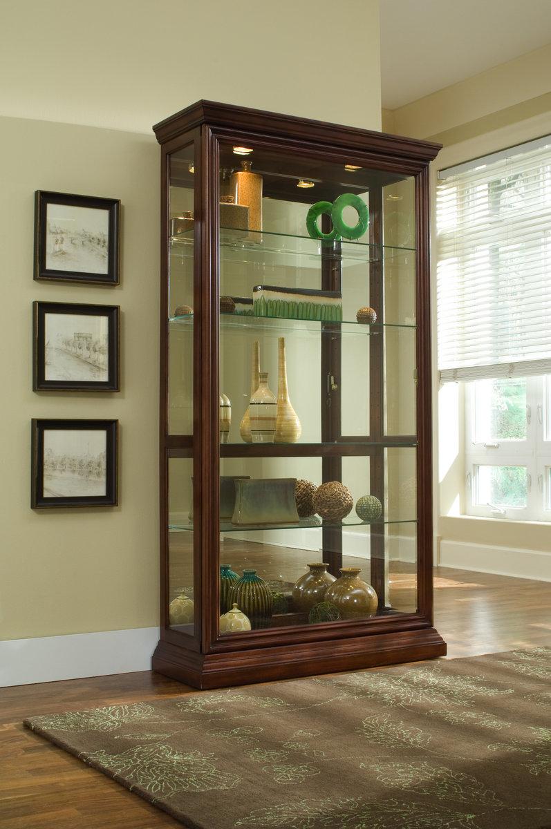 Pulaski Eden House 2 Way Sliding Door Curio - Luxury Home Furniture (MI)