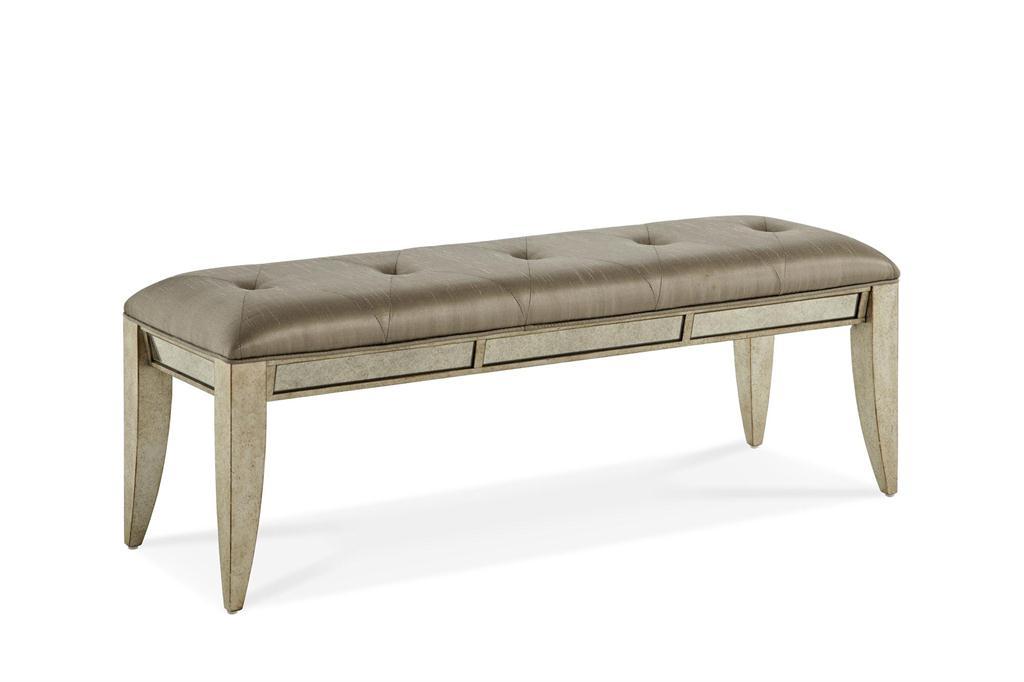 Pulaski Farrah Accent Bench in Metallic - Luxury Home Furniture (MI)