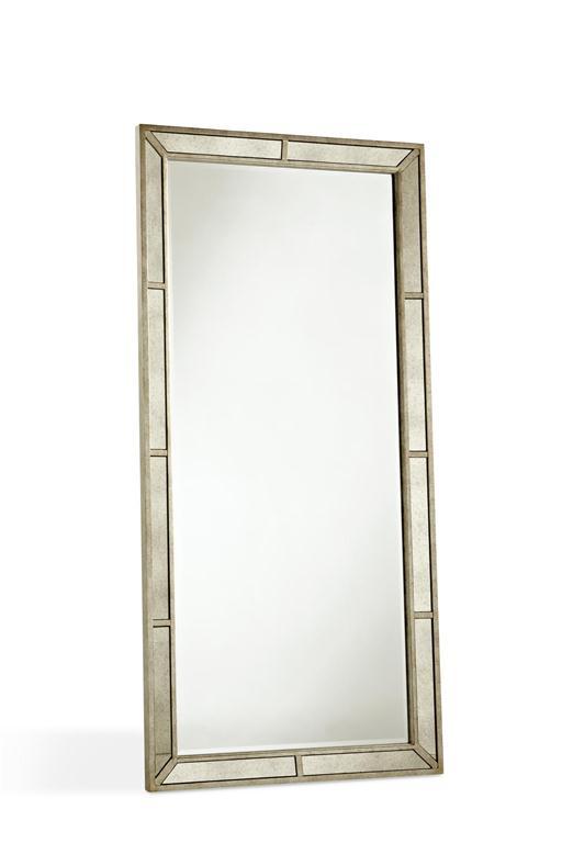 Pulaski Farrah Floor Mirror with Antique Frame in Metallic - Luxury Home Furniture (MI)