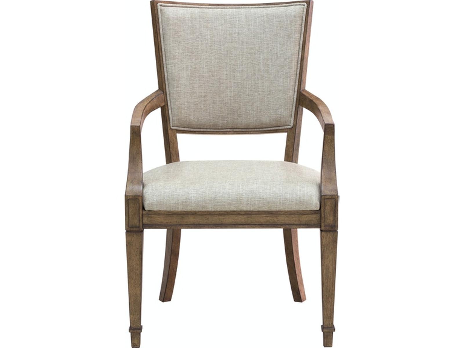 Pulaski Furniture Anthology Arm Chair in Medium Wood (Set of 2)