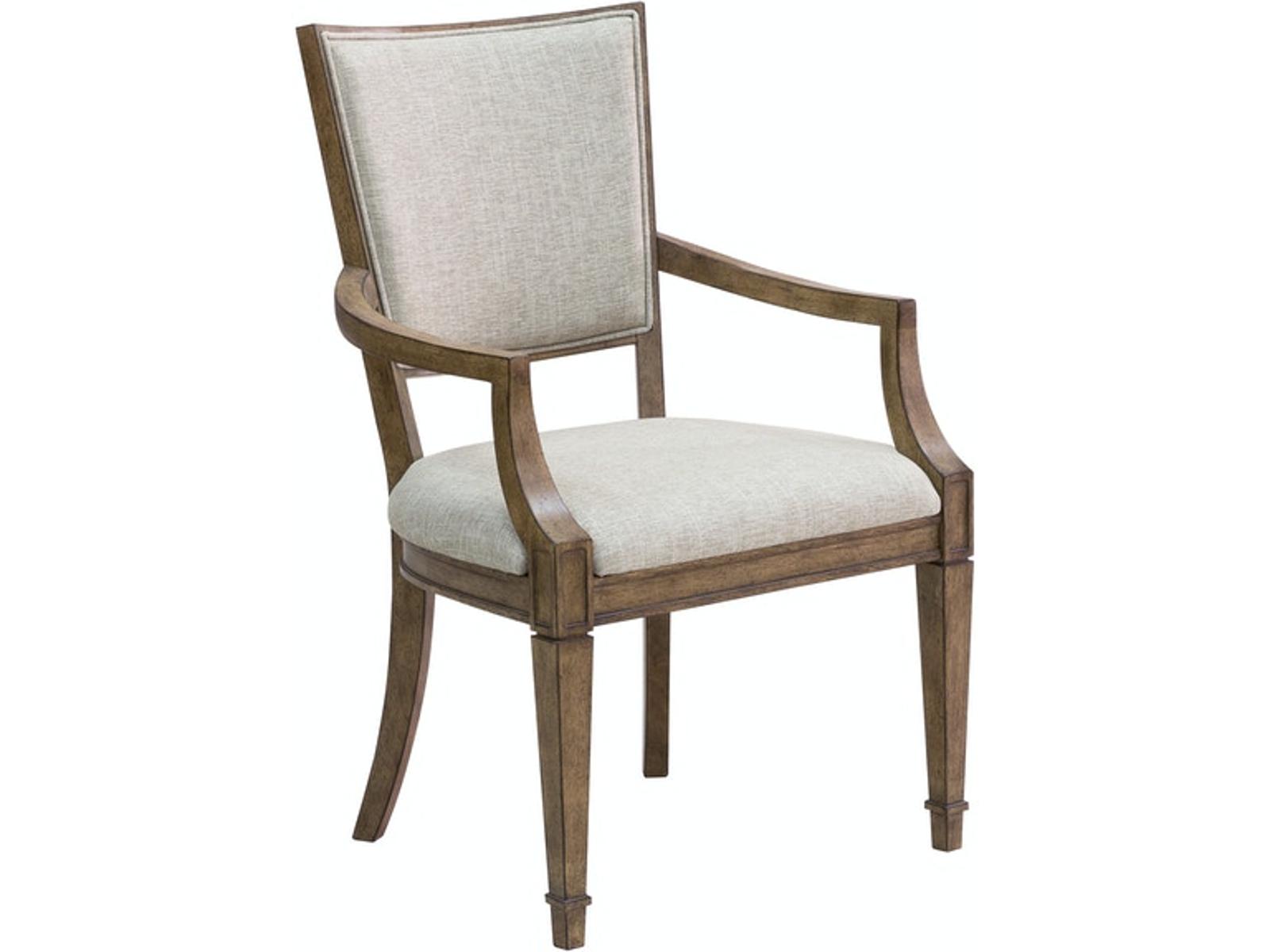 Pulaski Furniture Anthology Arm Chair in Medium Wood (Set of 2)