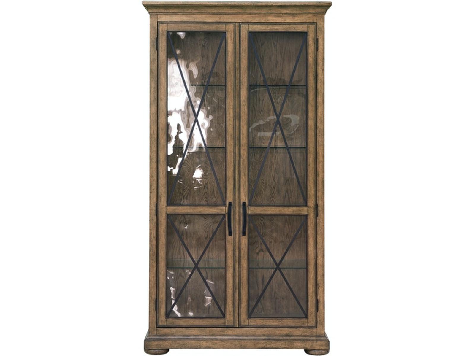 Pulaski Furniture Anthology Curio China in Medium Wood - Luxury Home Furniture (MI)