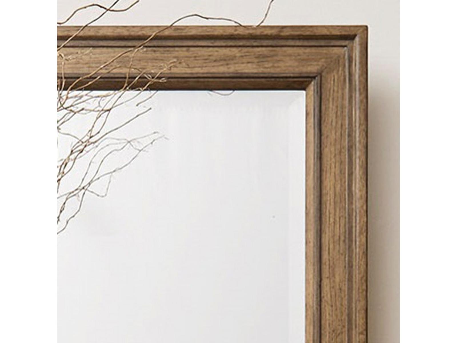Pulaski Furniture Anthology Landscape Mirror in Medium Wood - Luxury Home Furniture (MI)