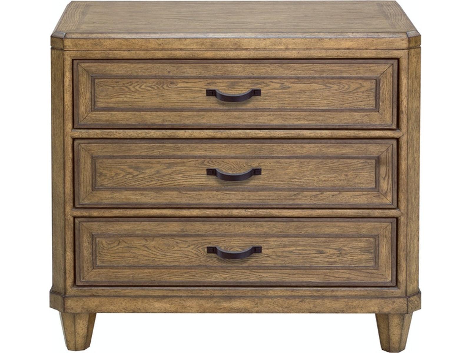 Pulaski Furniture Anthology Nightstand in Medium Wood - Luxury Home Furniture (MI)