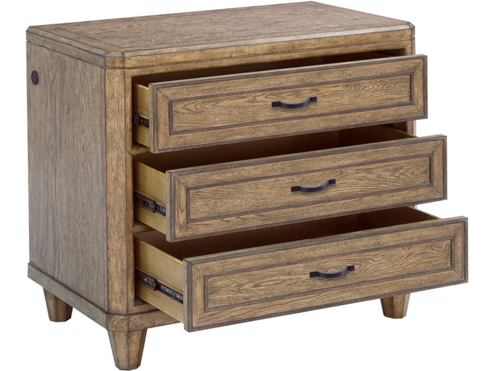 Pulaski Furniture Anthology Nightstand in Medium Wood