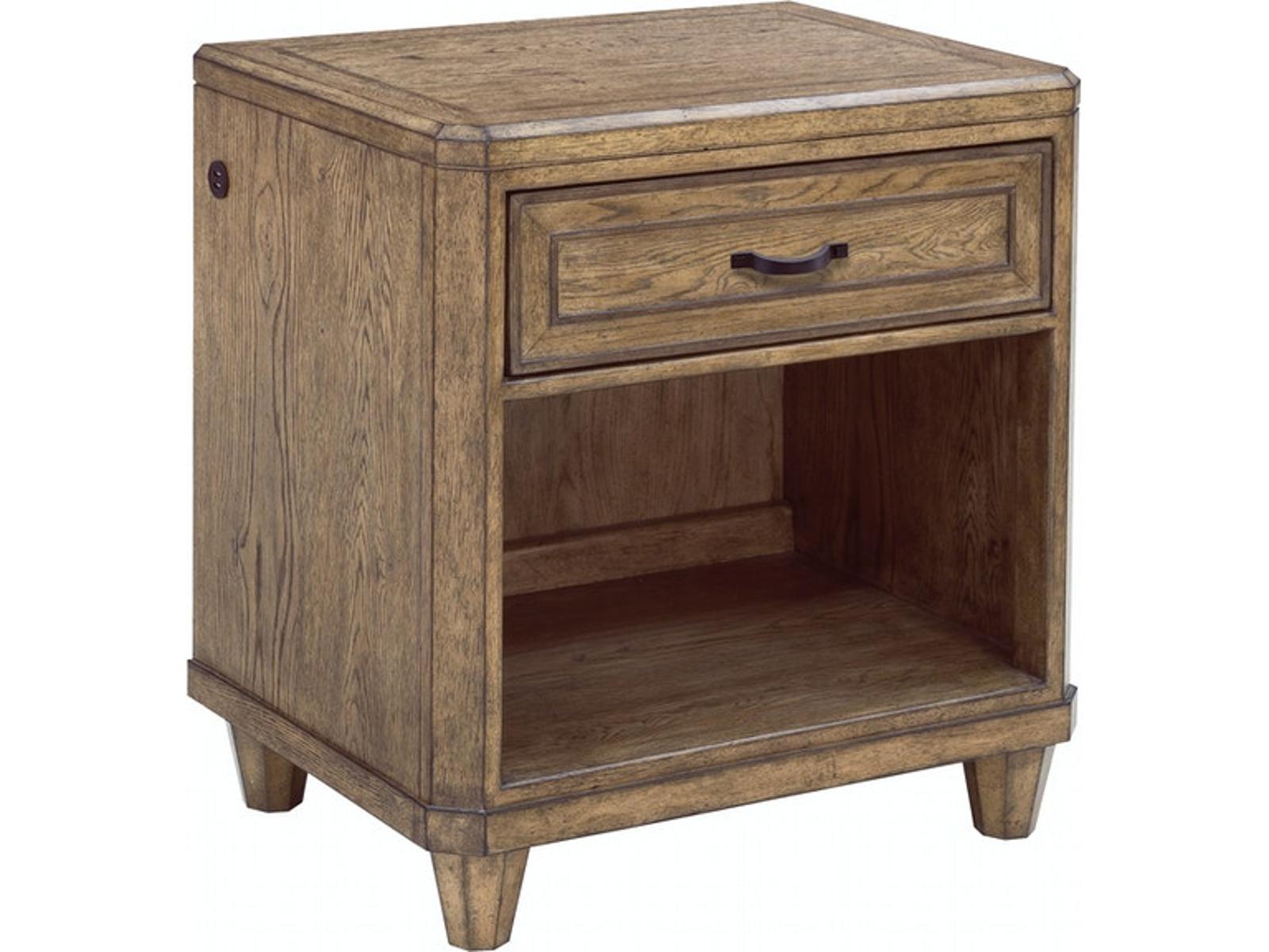 Pulaski Furniture Anthology Open Nightstand in Medium Wood - Luxury Home Furniture (MI)