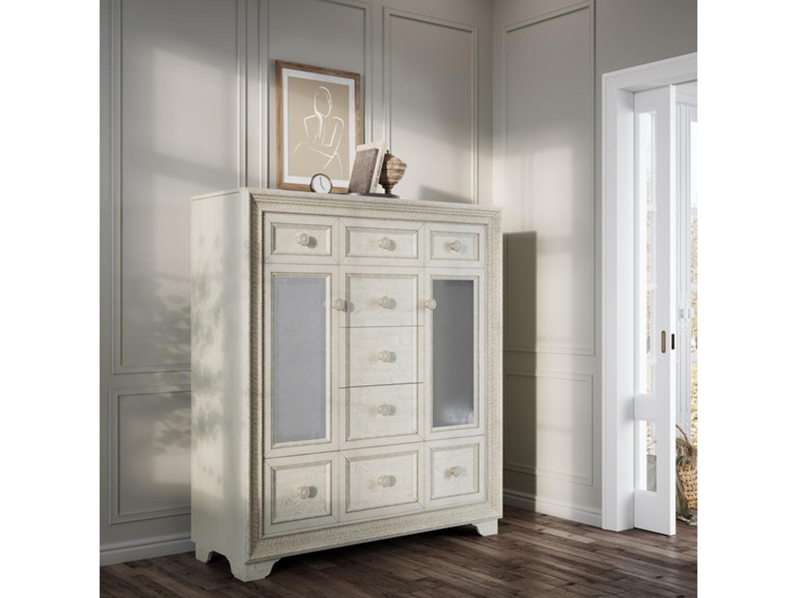 Pulaski Furniture Camila Door Chest in Light Wood - Luxury Home Furniture (MI)