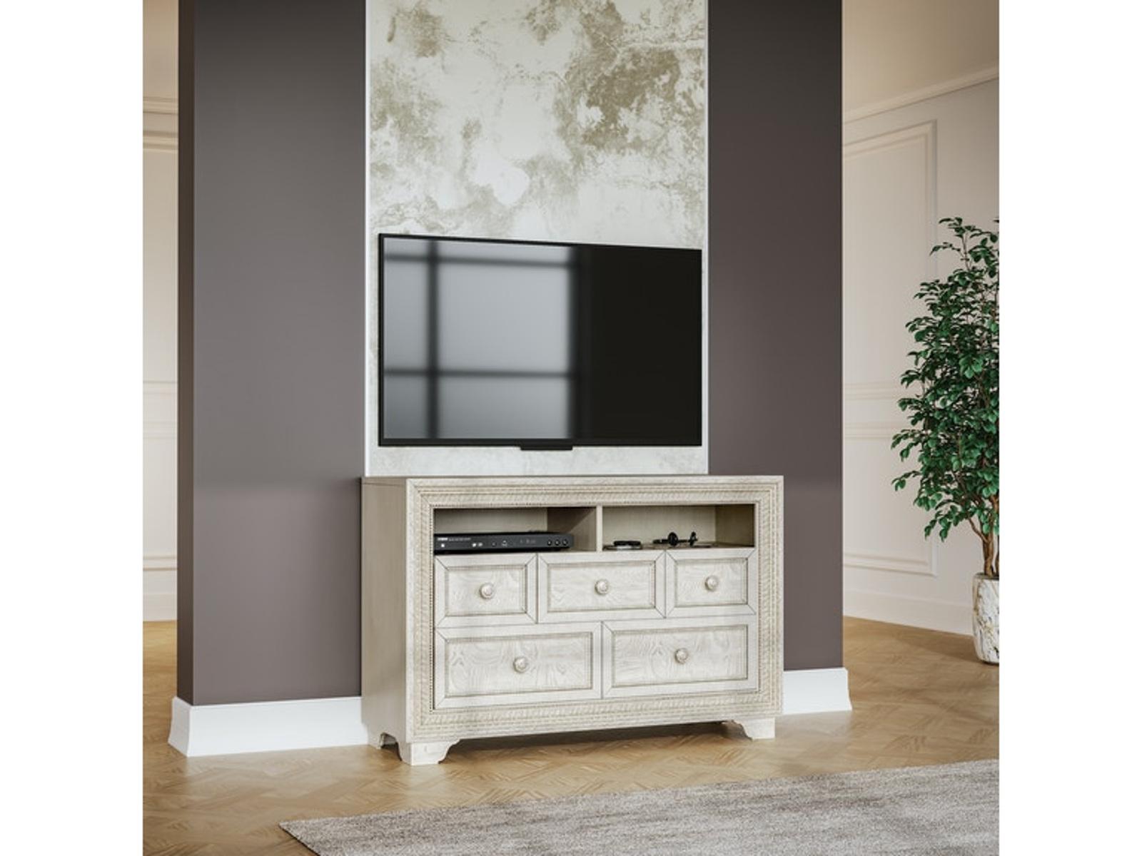 Pulaski Furniture Camila Media Chest in Light Wood - Luxury Home Furniture (MI)