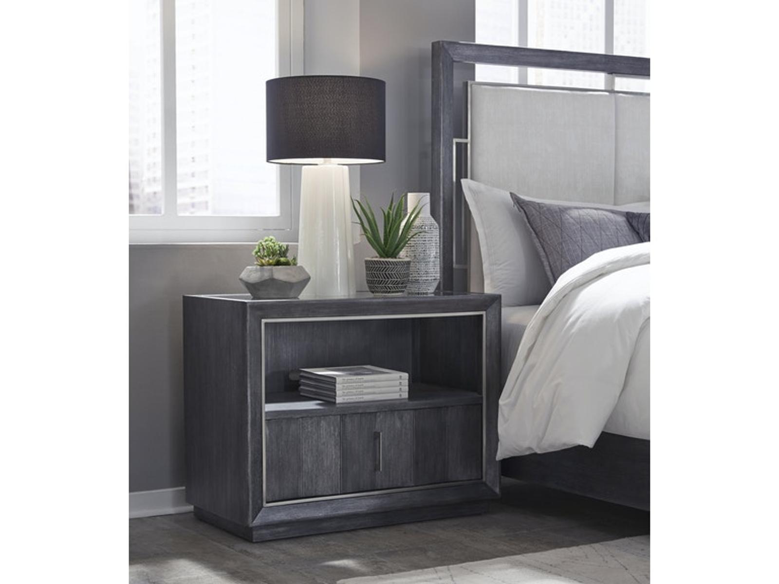 Pulaski Furniture Echo Bachelor's Chest in Galaxy Black - Luxury Home Furniture (MI)