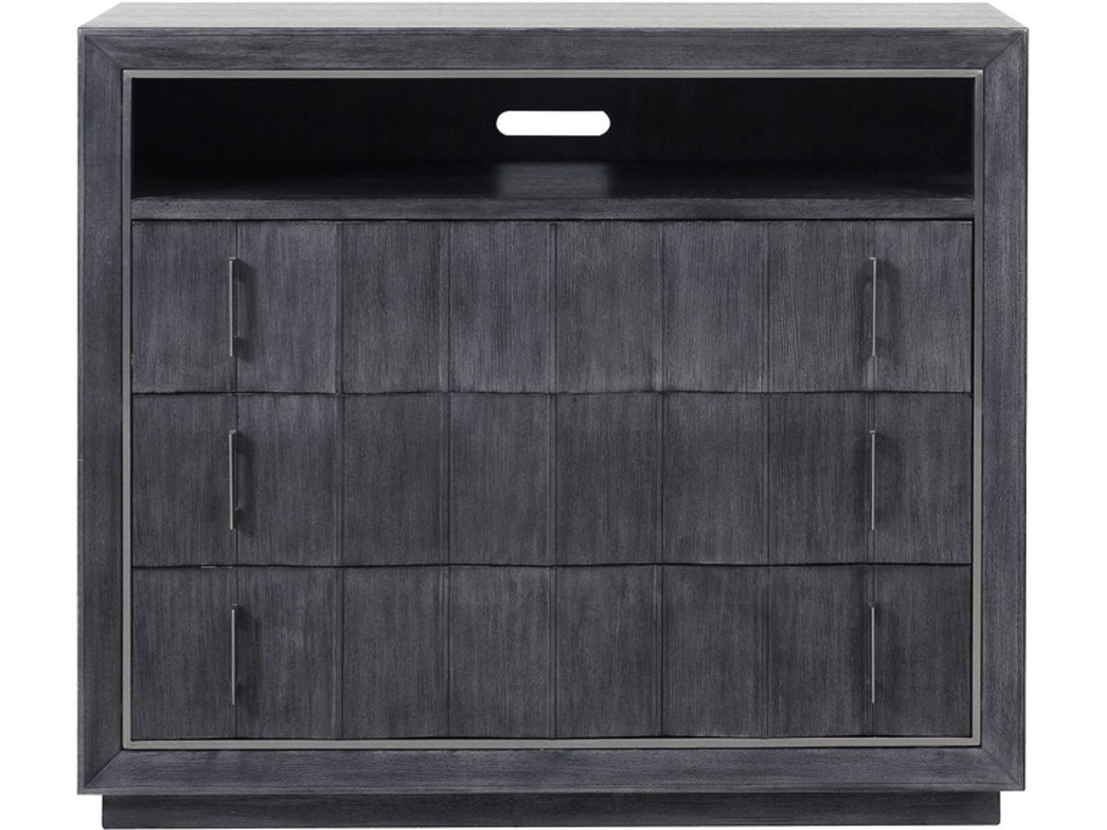 Pulaski Furniture Echo Media Chest in Galaxy Black - Luxury Home Furniture (MI)