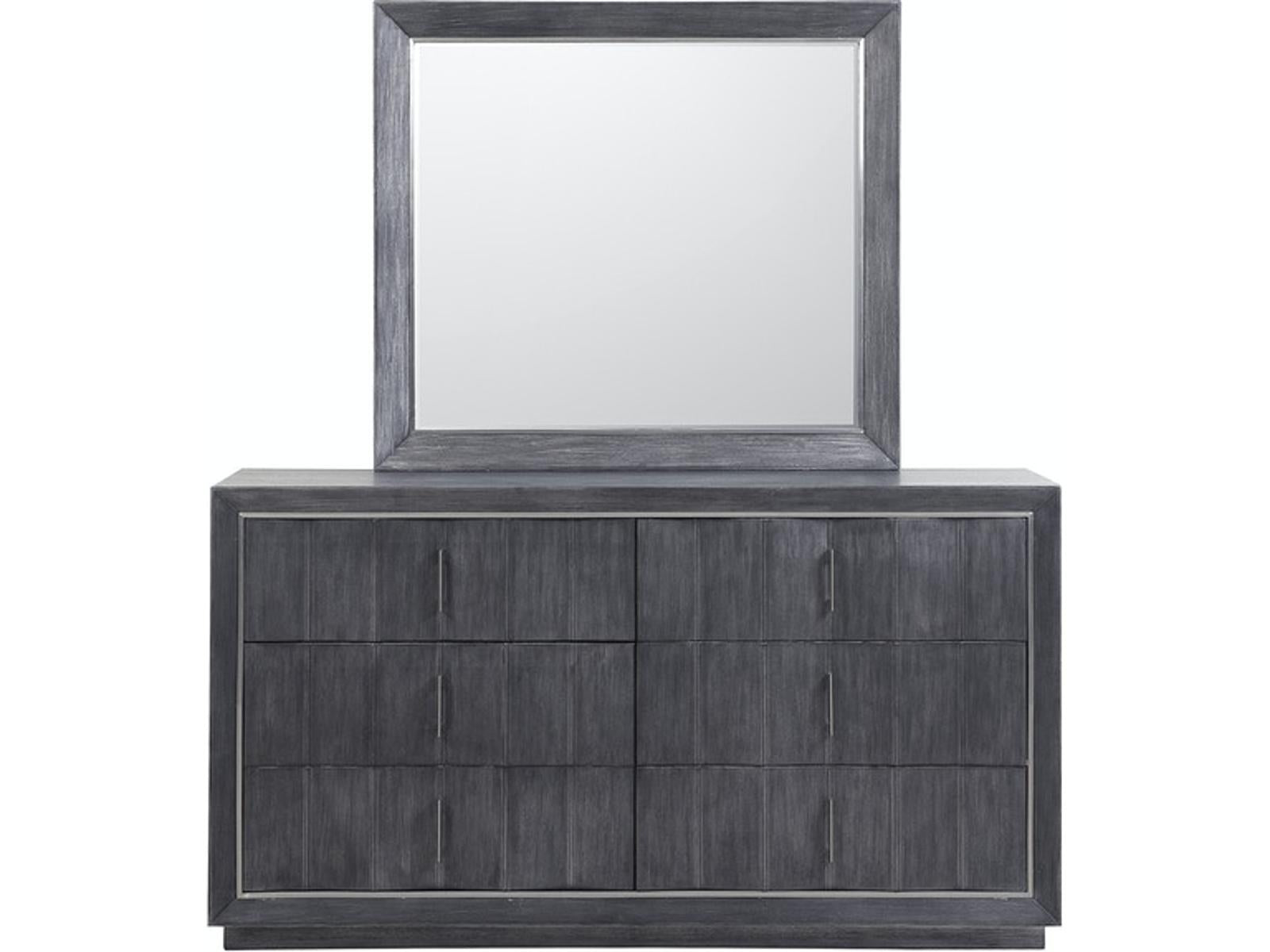 Pulaski Furniture Echo Mirror in Galaxy Black - Luxury Home Furniture (MI)