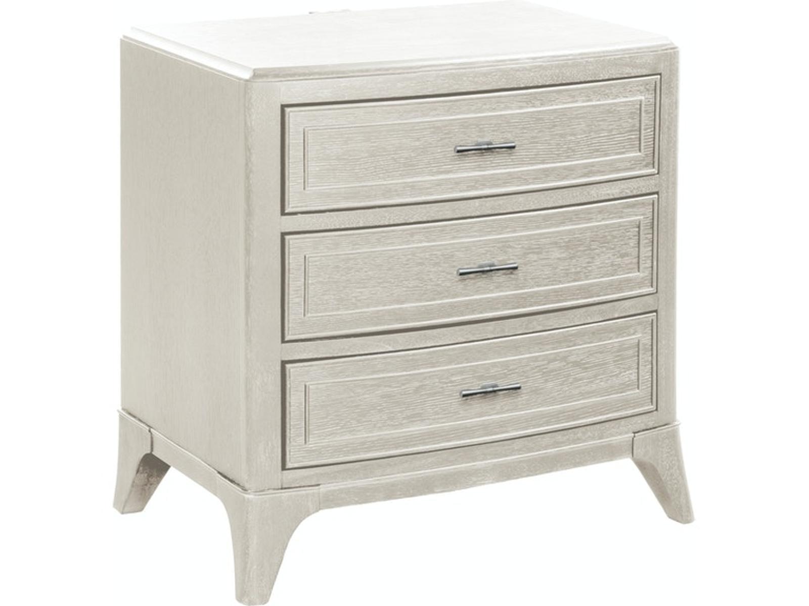 Pulaski Furniture Lex Street Nightstand in White - Luxury Home Furniture (MI)