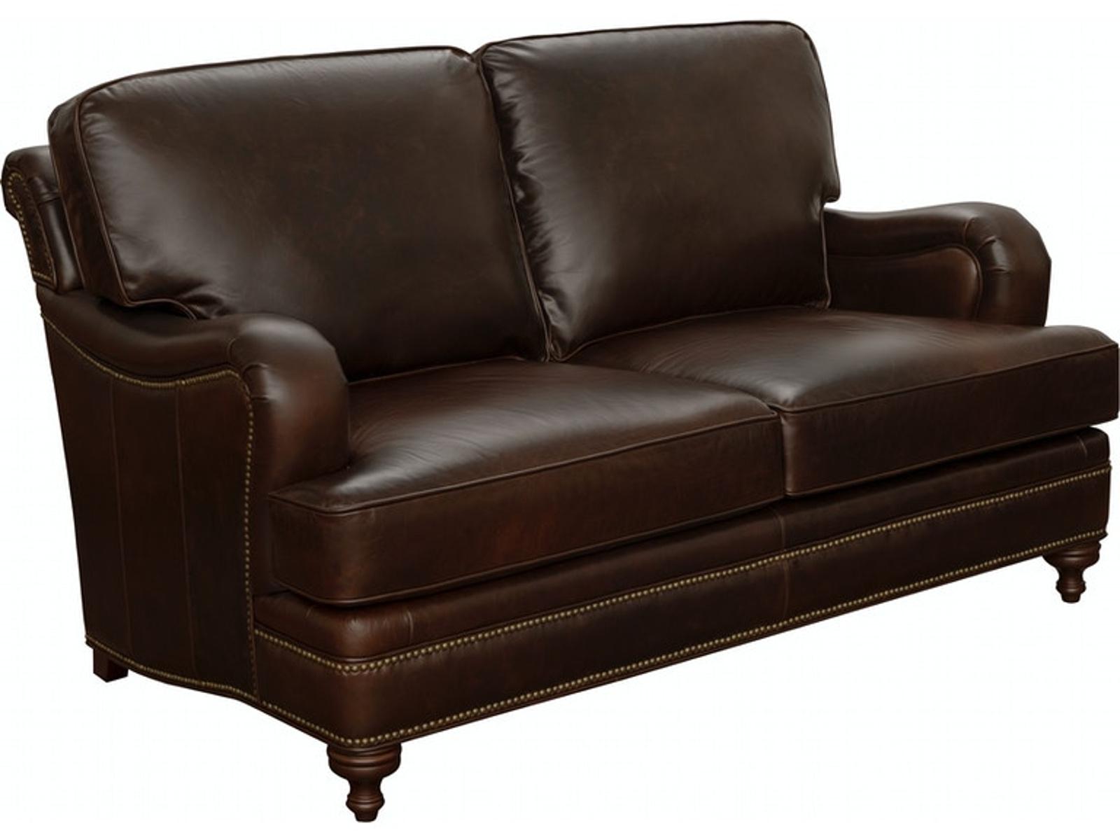 Pulaski Furniture Oliver Stationary Loveseat in Dark Wood - Luxury Home Furniture (MI)