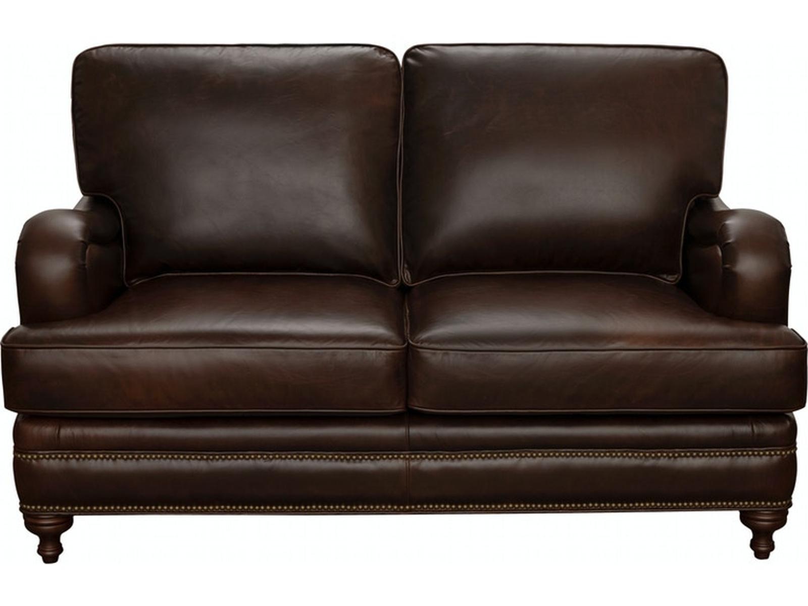 Pulaski Furniture Oliver Stationary Loveseat in Dark Wood - Luxury Home Furniture (MI)