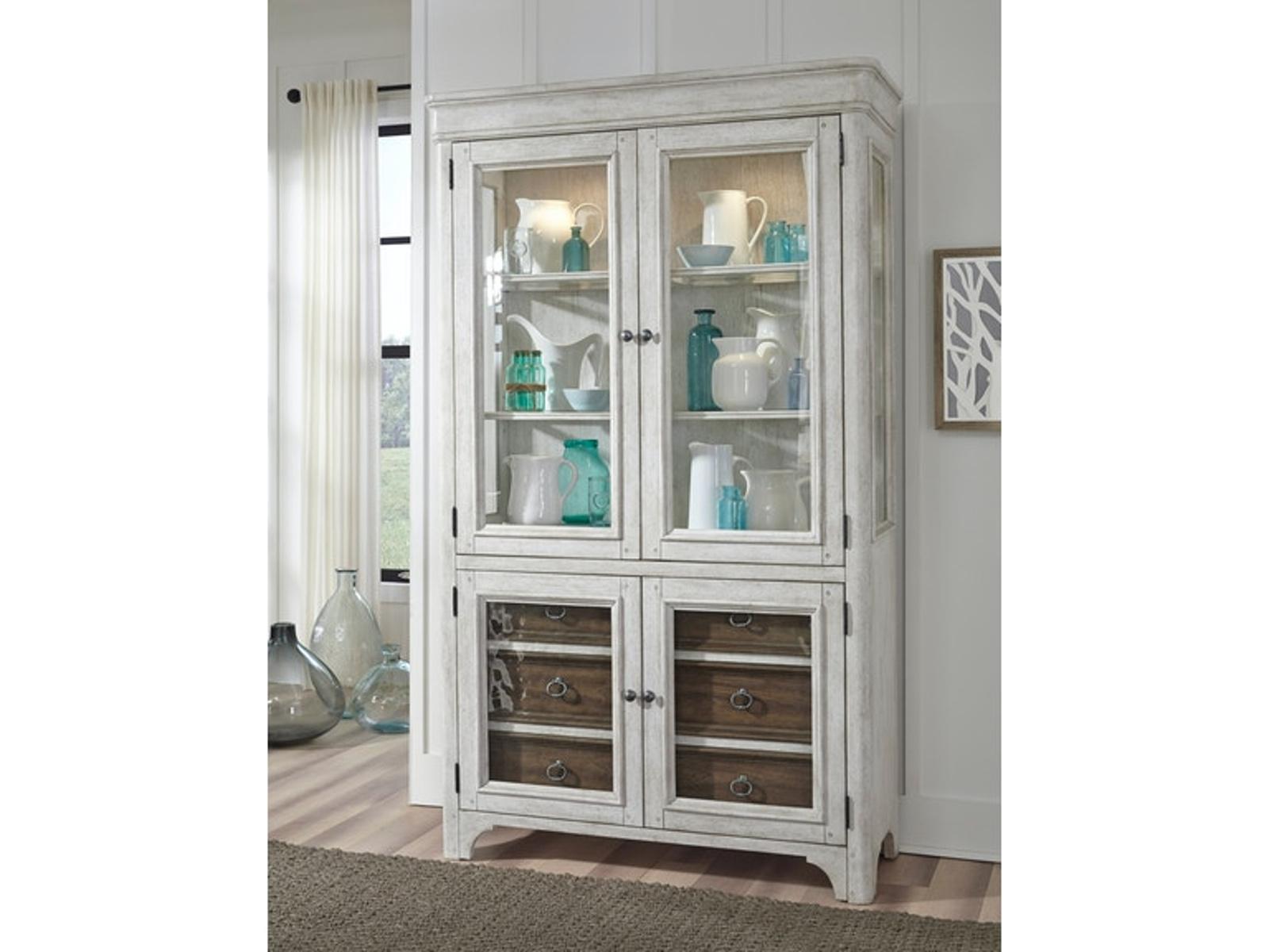 Pulaski Glendale Estates Curio China in White - Luxury Home Furniture (MI)