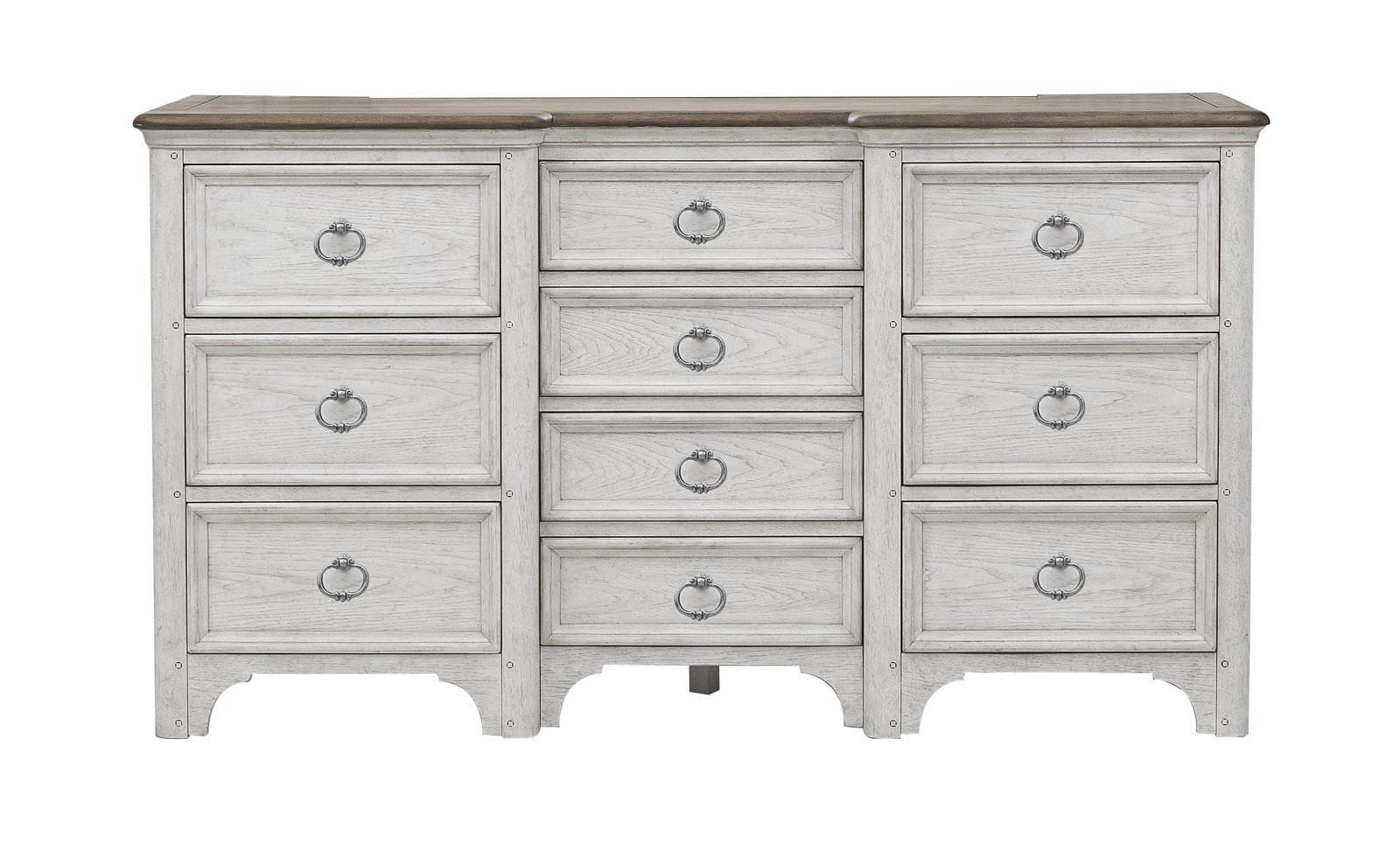 Pulaski Glendale Estates Dresser in White - Luxury Home Furniture (MI)