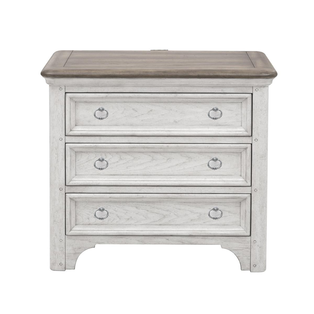Pulaski Glendale Estates Nightstant in White - Luxury Home Furniture (MI)
