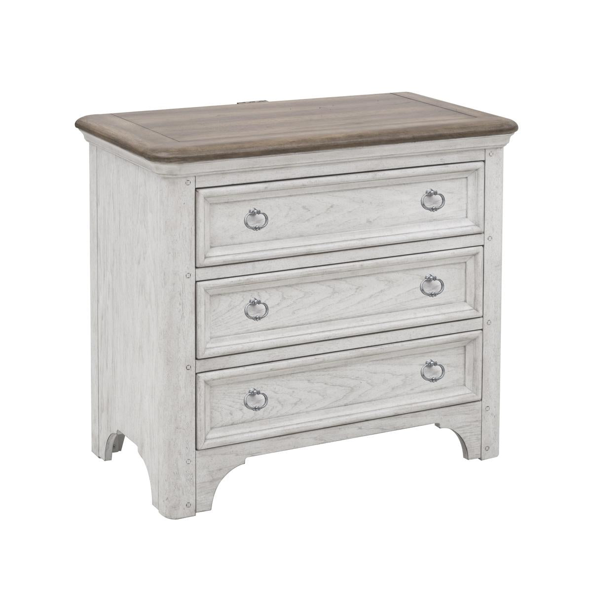 Pulaski Glendale Estates Nightstant in White - Luxury Home Furniture (MI)
