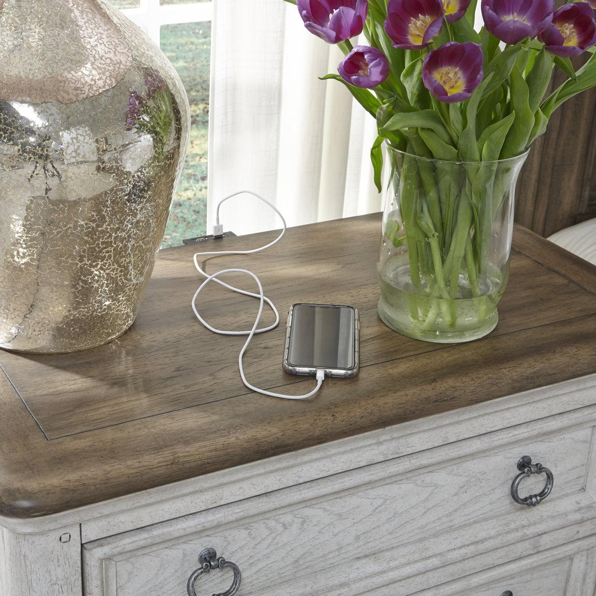 Pulaski Glendale Estates Nightstant in White - Luxury Home Furniture (MI)