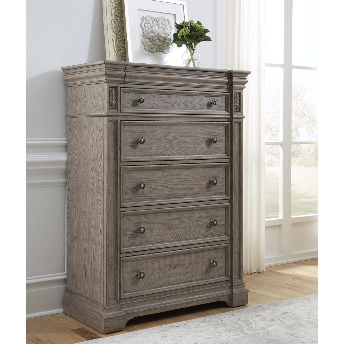 Pulaski Kingsbury Chest in Gray - Luxury Home Furniture (MI)