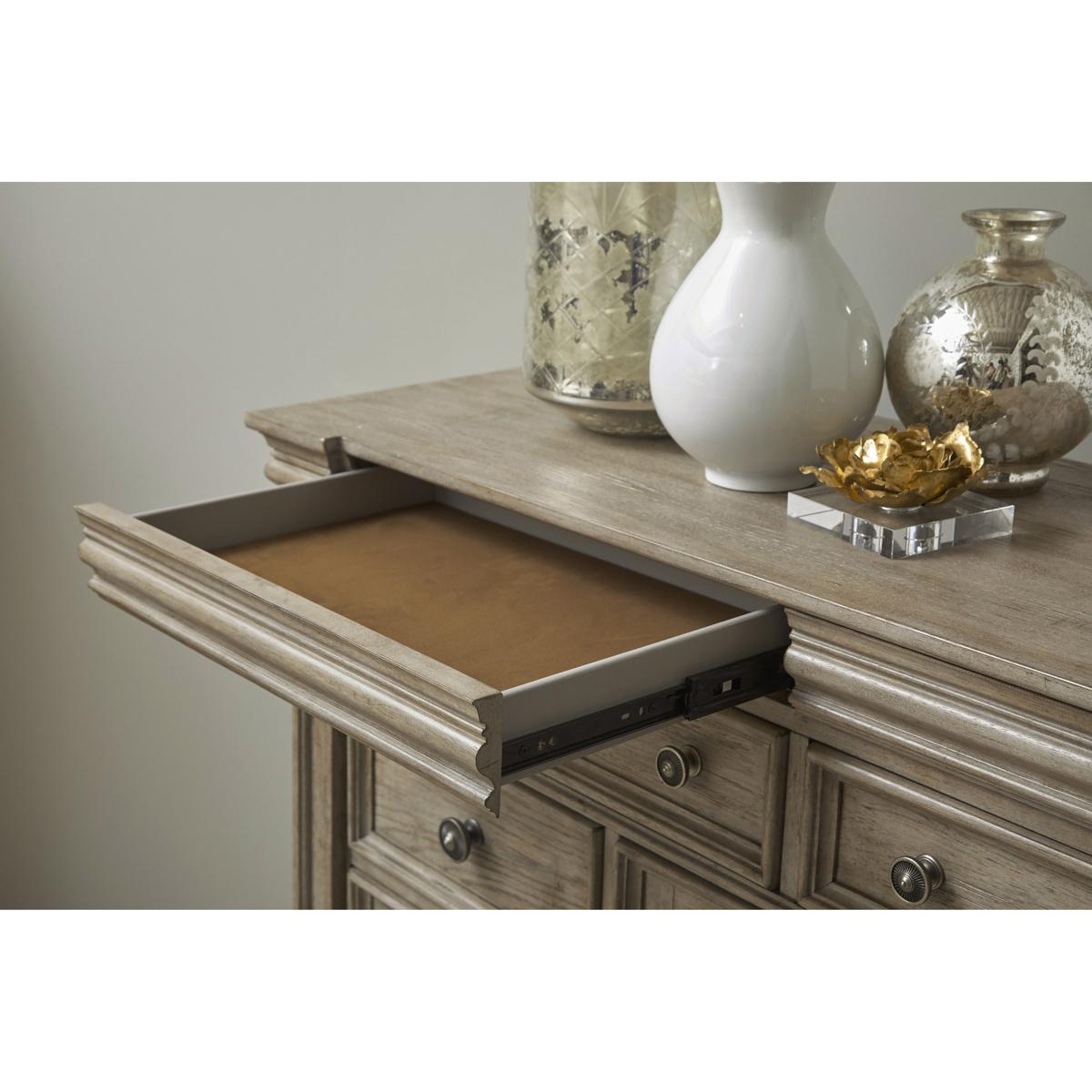 Pulaski Kingsbury Media Bureau in Gray - Luxury Home Furniture (MI)