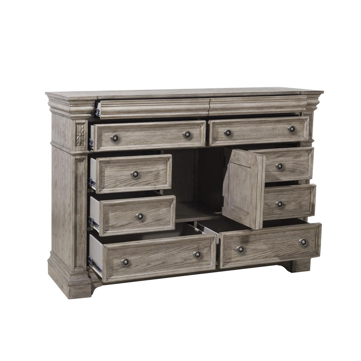 Pulaski Kingsbury Media Bureau in Gray - Luxury Home Furniture (MI)