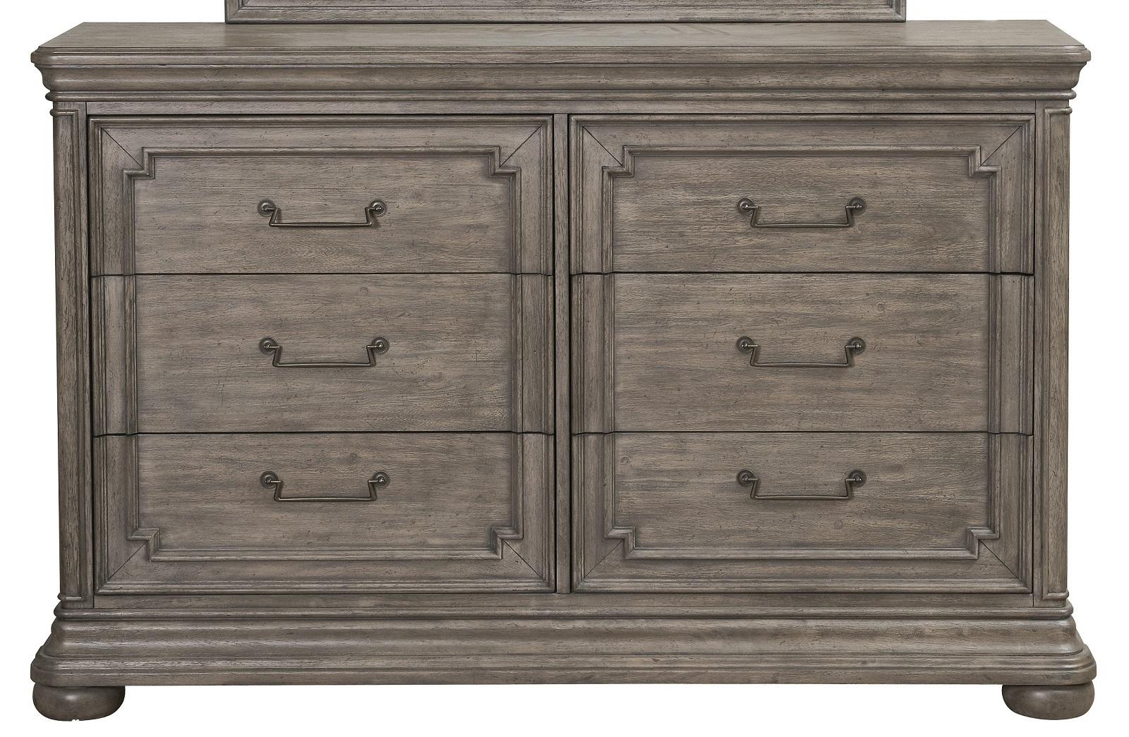 Pulaski Lasalle 6 Drawer Dresser in Natural - Luxury Home Furniture (MI)