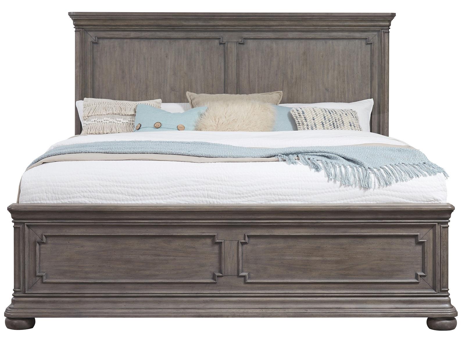 Pulaski Lasalle King Panel Bed in Natural - Luxury Home Furniture (MI)