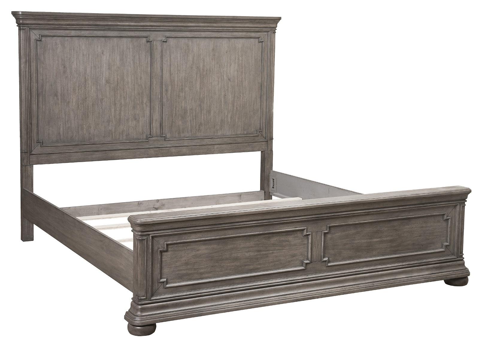 Pulaski Lasalle King Panel Bed in Natural - Luxury Home Furniture (MI)