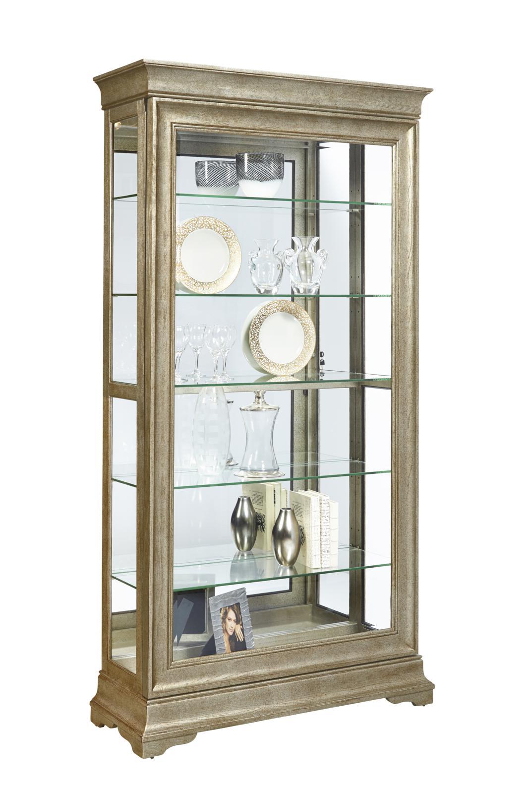 Pulaski Lyon Two Way Sliding Door Curio - Luxury Home Furniture (MI)