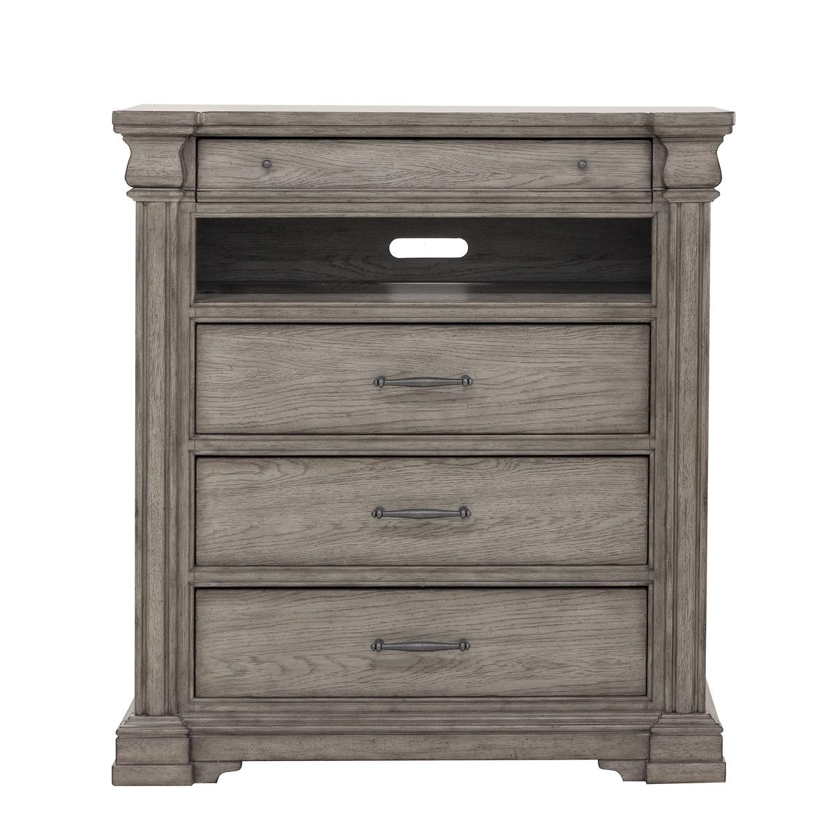 Pulaski Madison Ridge Media Chest in Heritage Taupe P091145 - Luxury Home Furniture (MI)