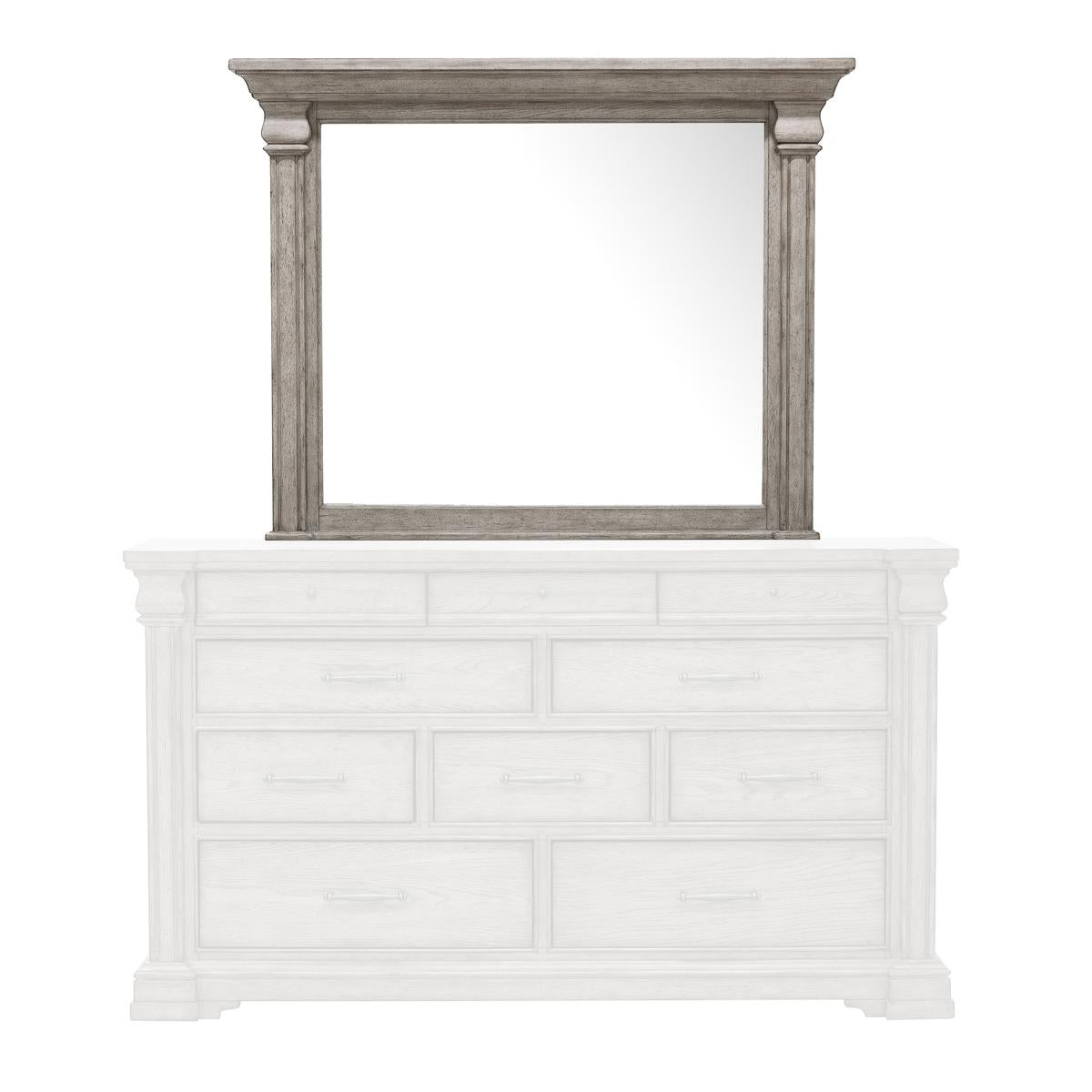Pulaski Madison Ridge Mirror in Heritage Taupe - Luxury Home Furniture (MI)