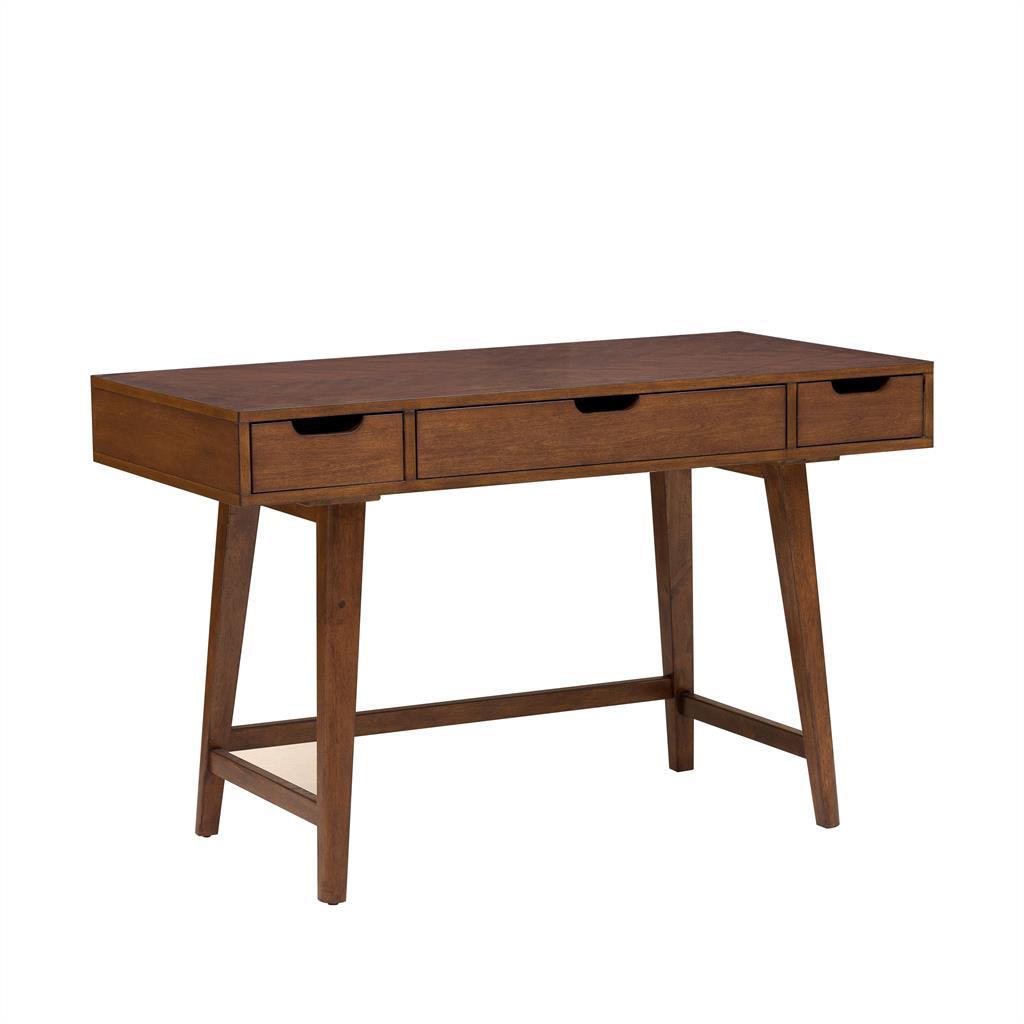 Pulaski Mid-Century Writing Desk in Brown - Luxury Home Furniture (MI)