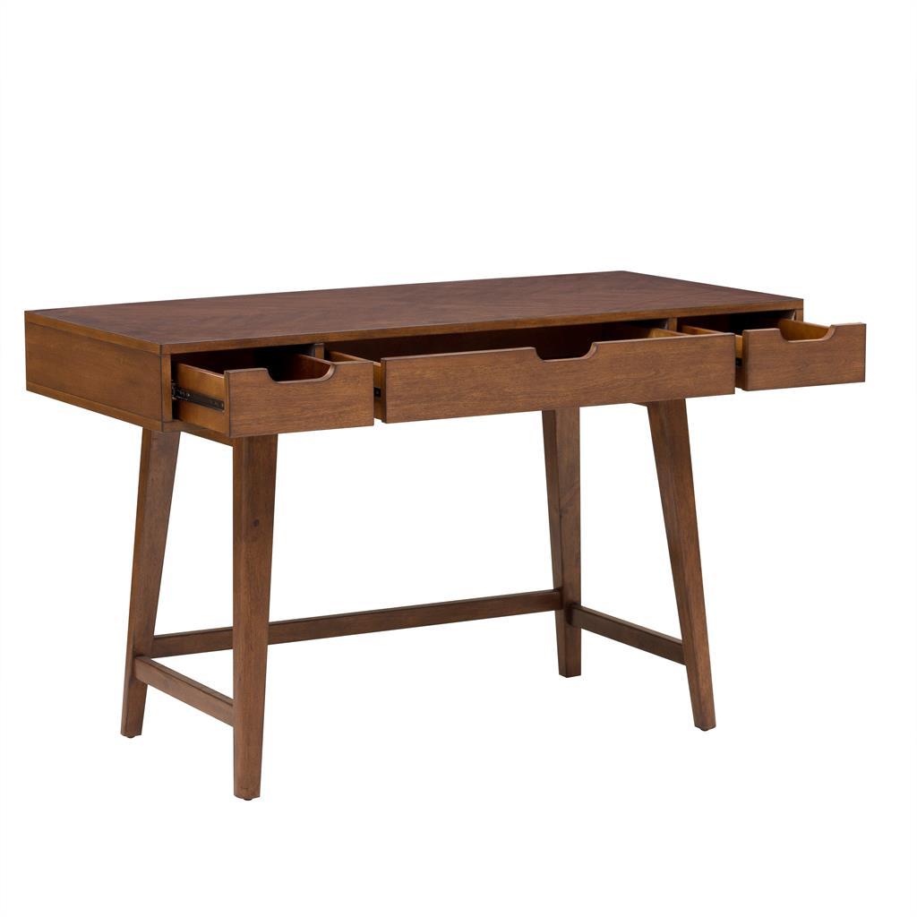 Pulaski Mid-Century Writing Desk in Brown - Luxury Home Furniture (MI)