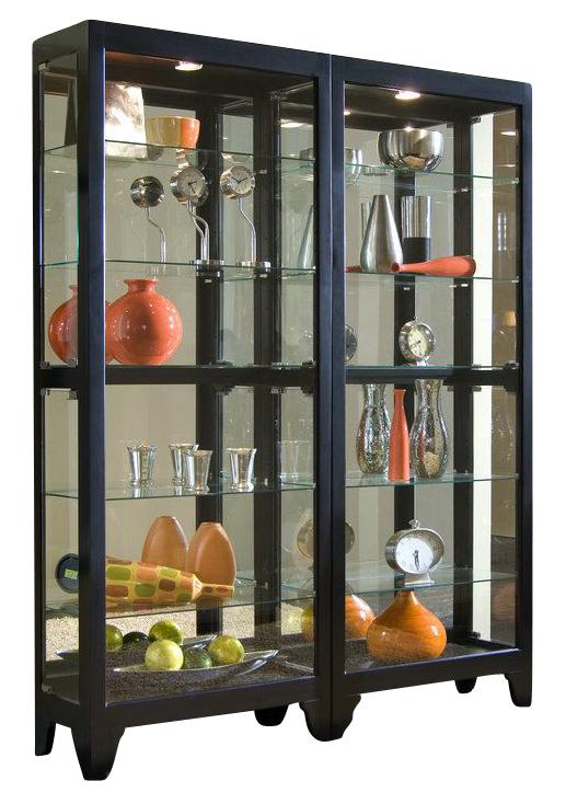 Pulaski Onyx Curio - Luxury Home Furniture (MI)