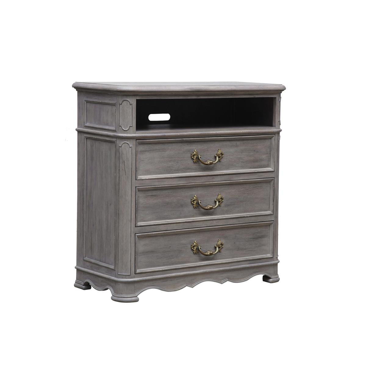Pulaski Simply Charming Media Chest in Light Wood - Luxury Home Furniture (MI)
