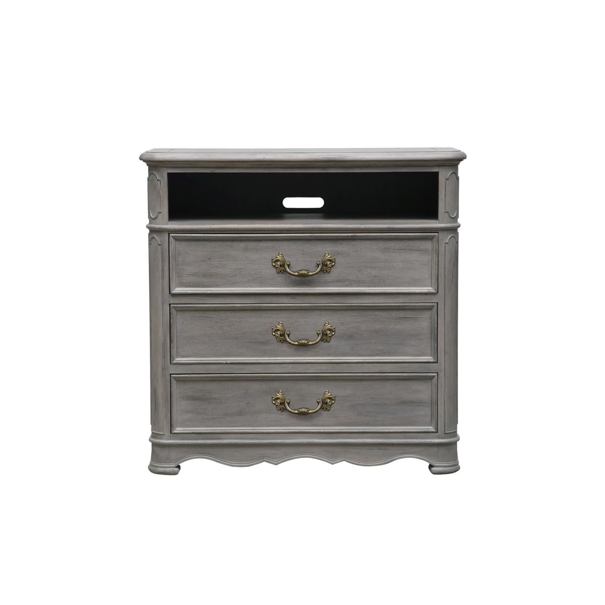 Pulaski Simply Charming Media Chest in Light Wood - Luxury Home Furniture (MI)