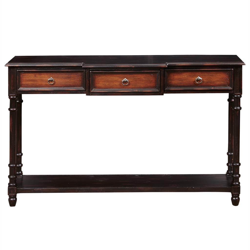 Pulaski Two Tone Rub-Through Console Table - Luxury Home Furniture (MI)