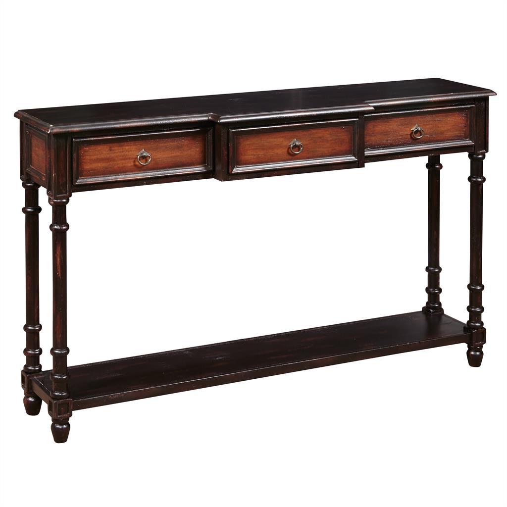 Pulaski Two Tone Rub-Through Console Table - Luxury Home Furniture (MI)