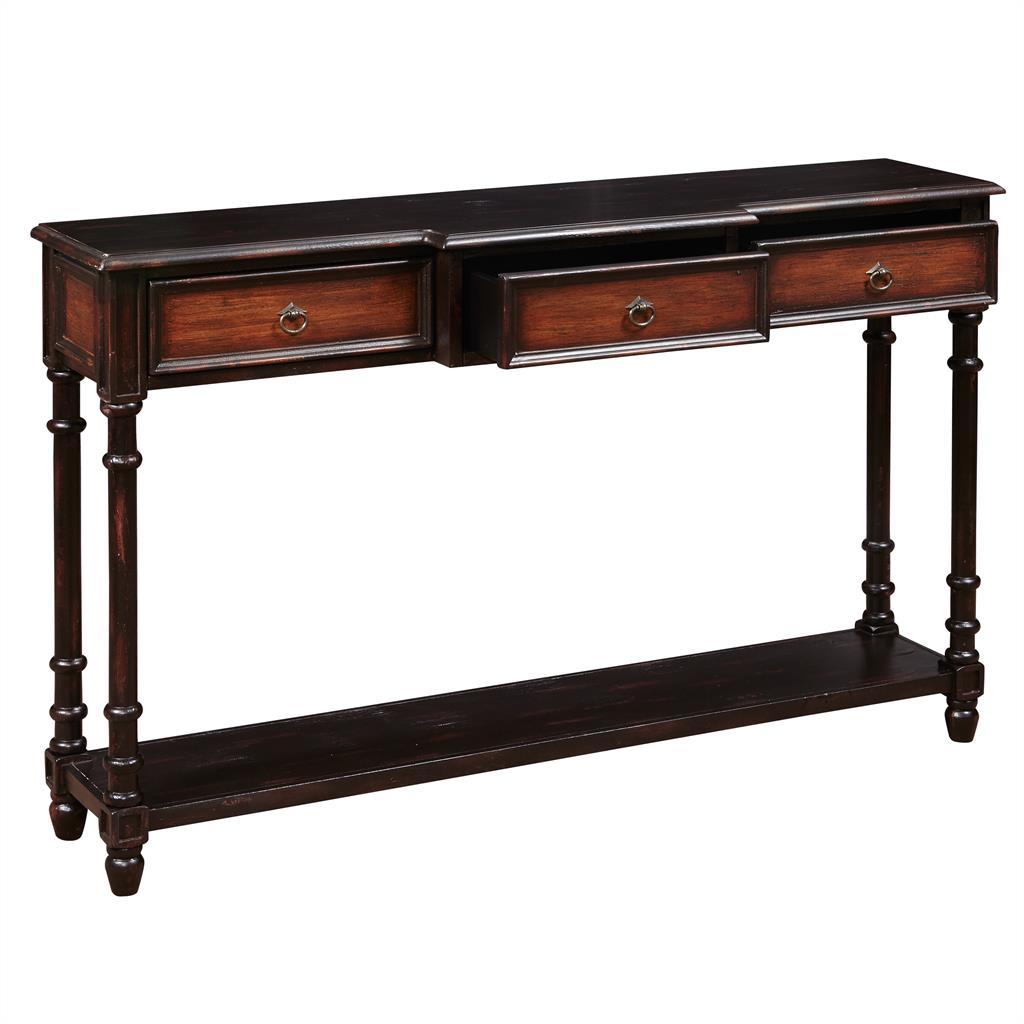 Pulaski Two Tone Rub-Through Console Table - Luxury Home Furniture (MI)
