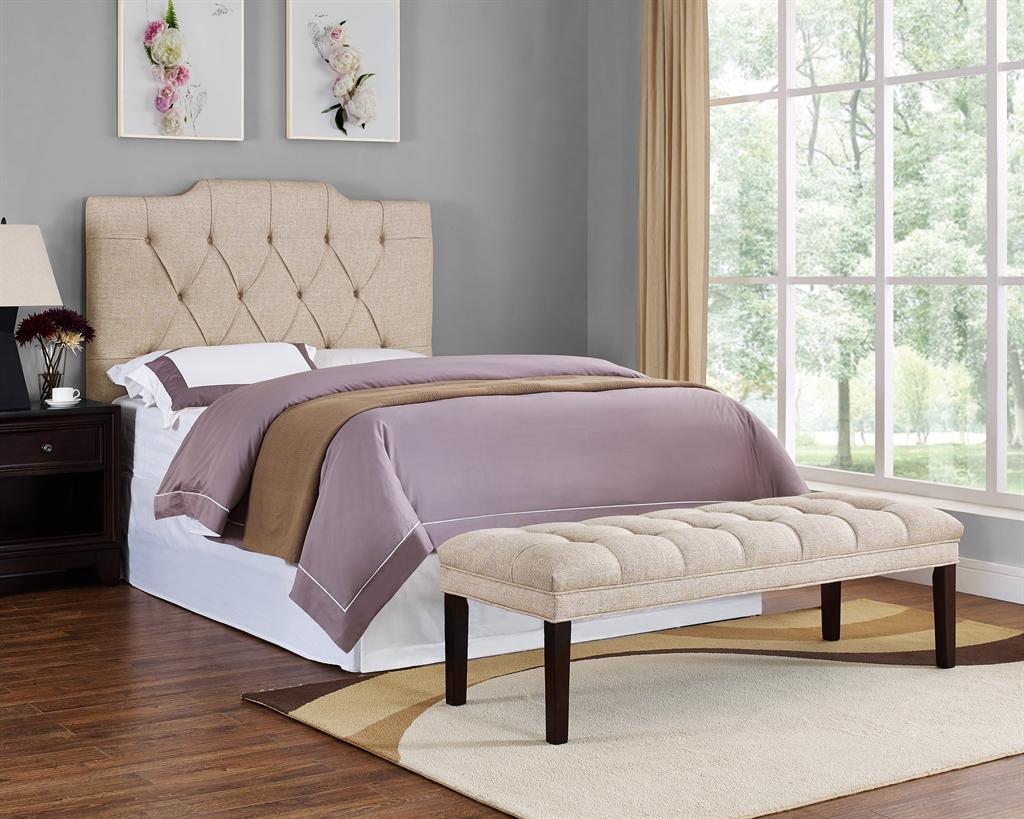 Pulaski Upholstered Panel Tufted Bed Bench - Luxury Home Furniture (MI)