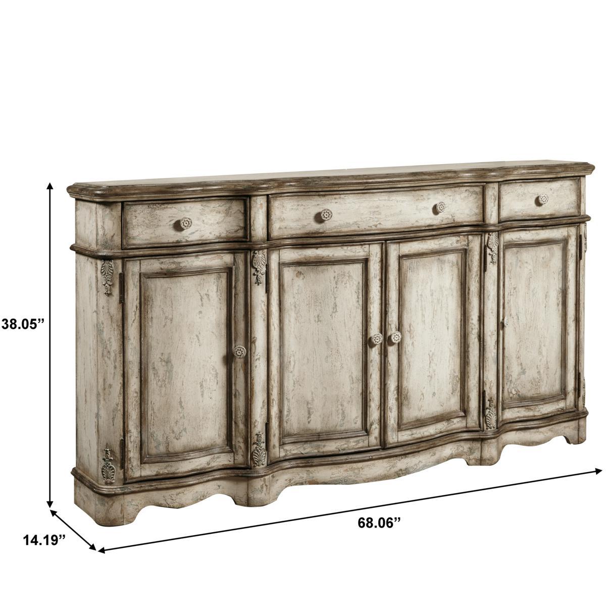 Pulaski Vintage Distressed Credenza - Luxury Home Furniture (MI)