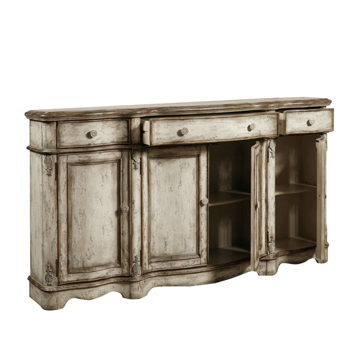 Pulaski Vintage Distressed Credenza - Luxury Home Furniture (MI)