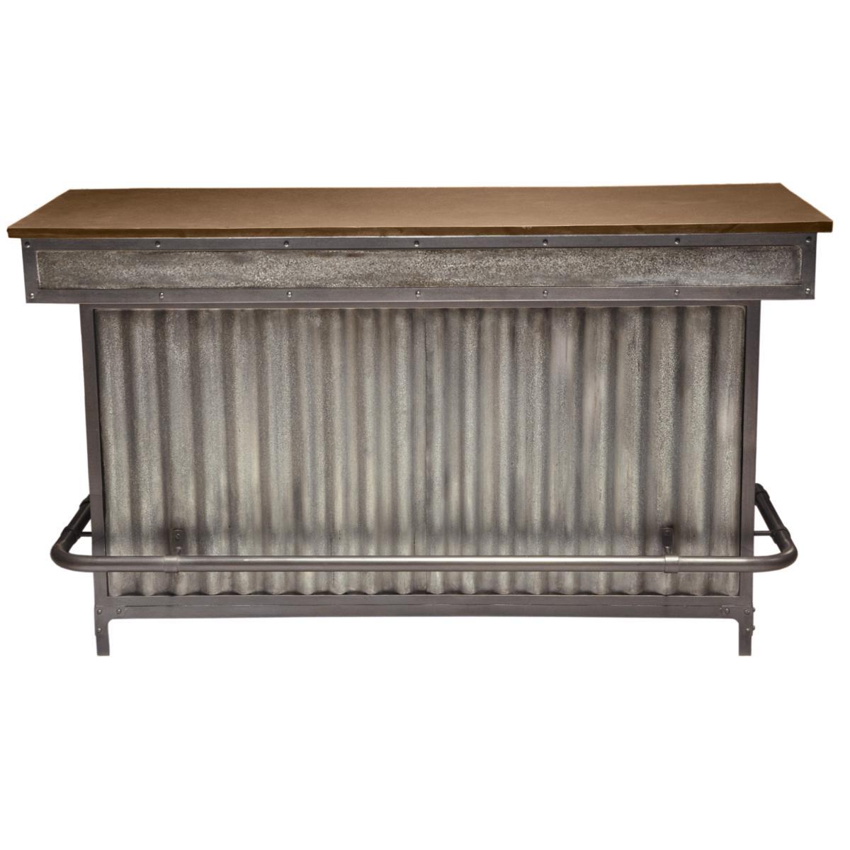 Pulaski Wood and Metal Bar - Luxury Home Furniture (MI)