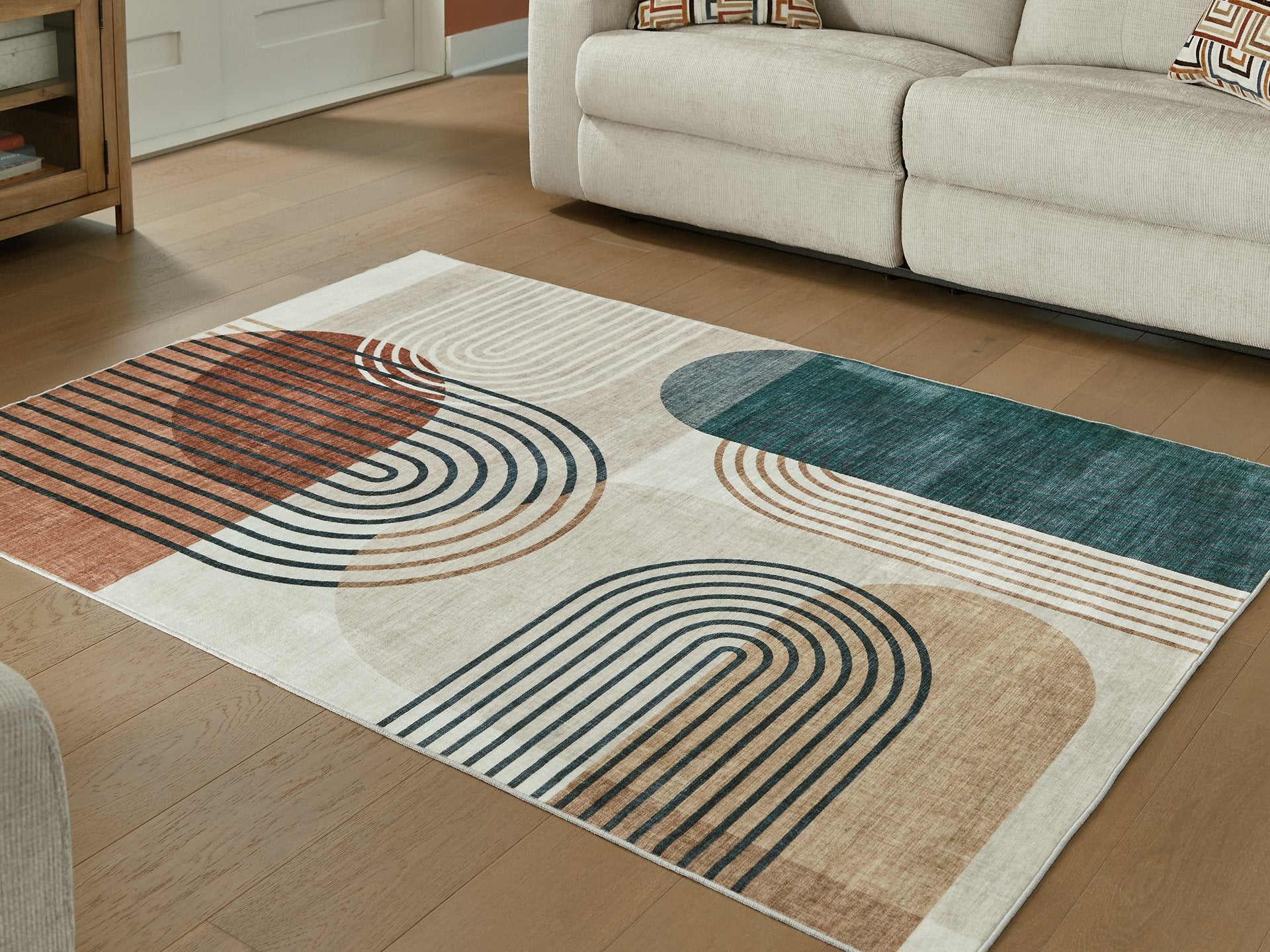 Farrendale Washable Area Rug - Luxury Home Furniture (MI)