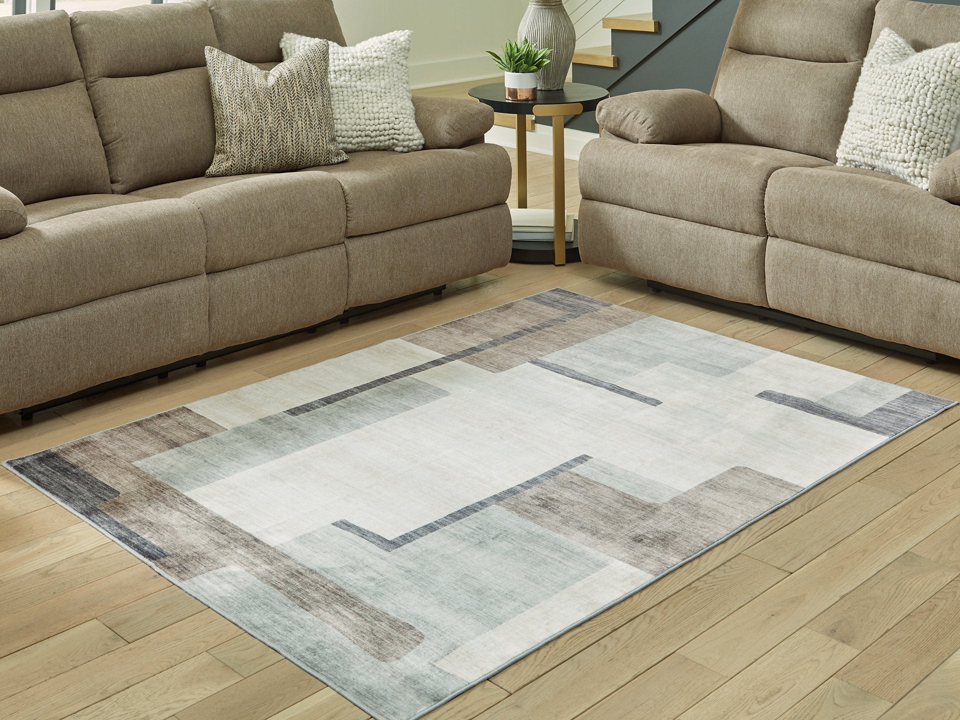 Larkport Washable Area Rug - Luxury Home Furniture (MI)
