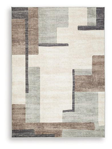 Larkport Washable Area Rug - Luxury Home Furniture (MI)