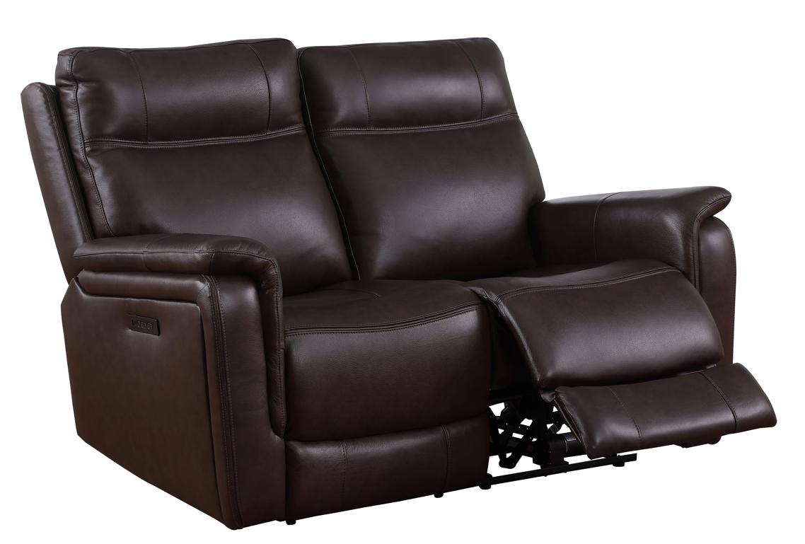 EHZ4857 TILLER LOVESEAT P2 & ZG 9273LV TOBACCO BROWN - Luxury Home Furniture (MI)