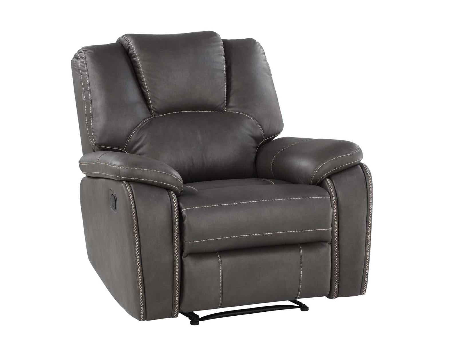 Steve Silver Katrine Manual Recliner Chair in Charcoal - Luxury Home Furniture (MI)