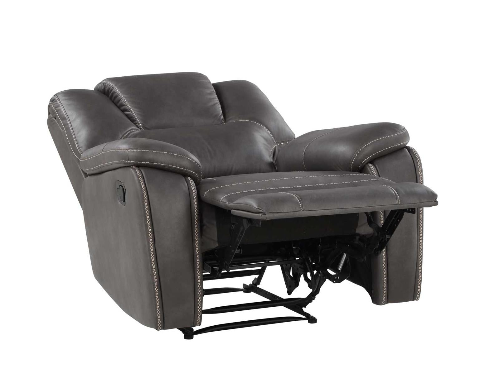 Steve Silver Katrine Manual Recliner Chair in Charcoal - Luxury Home Furniture (MI)